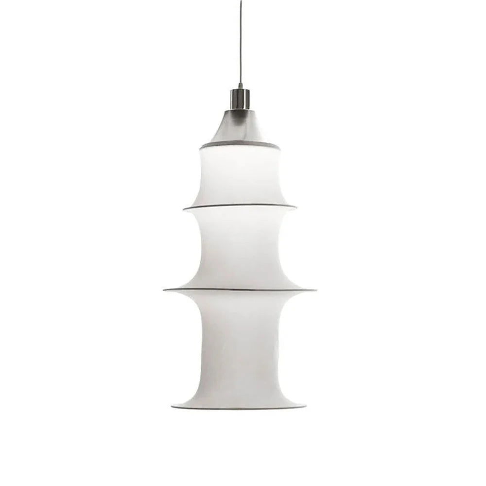 Sculptural Fabric Pendant Light