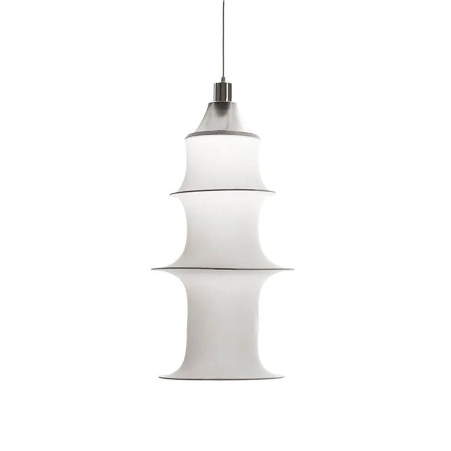 Sculptural Fabric Pendant Light