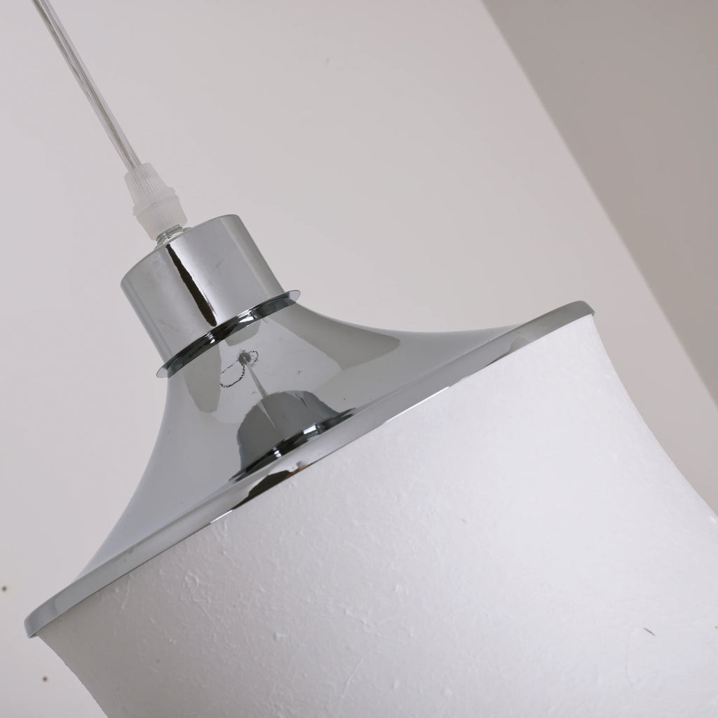 Sculptural Fabric Pendant Light