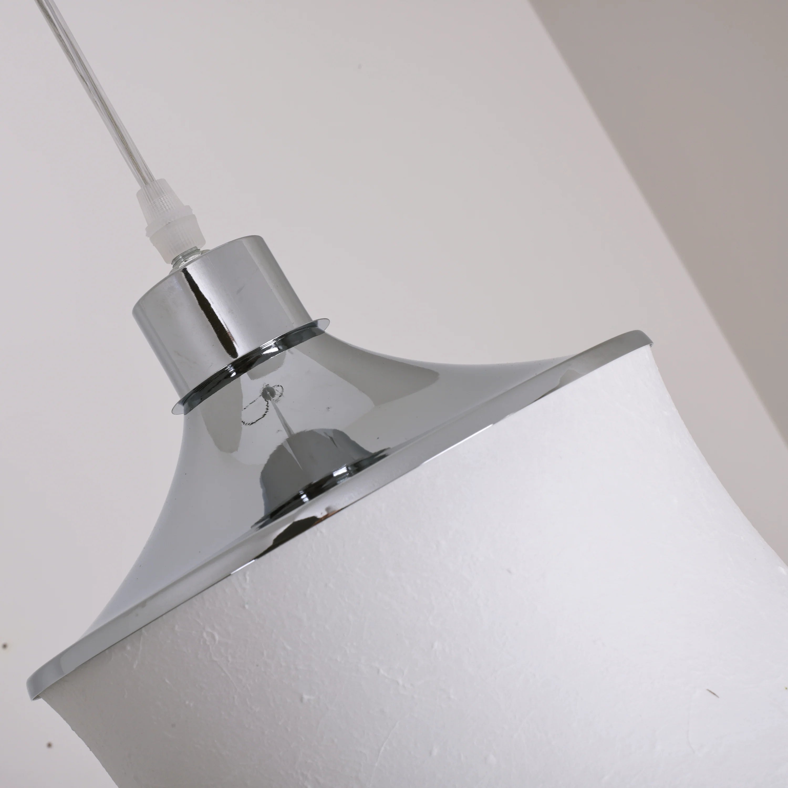 Sculptural Fabric Pendant Light