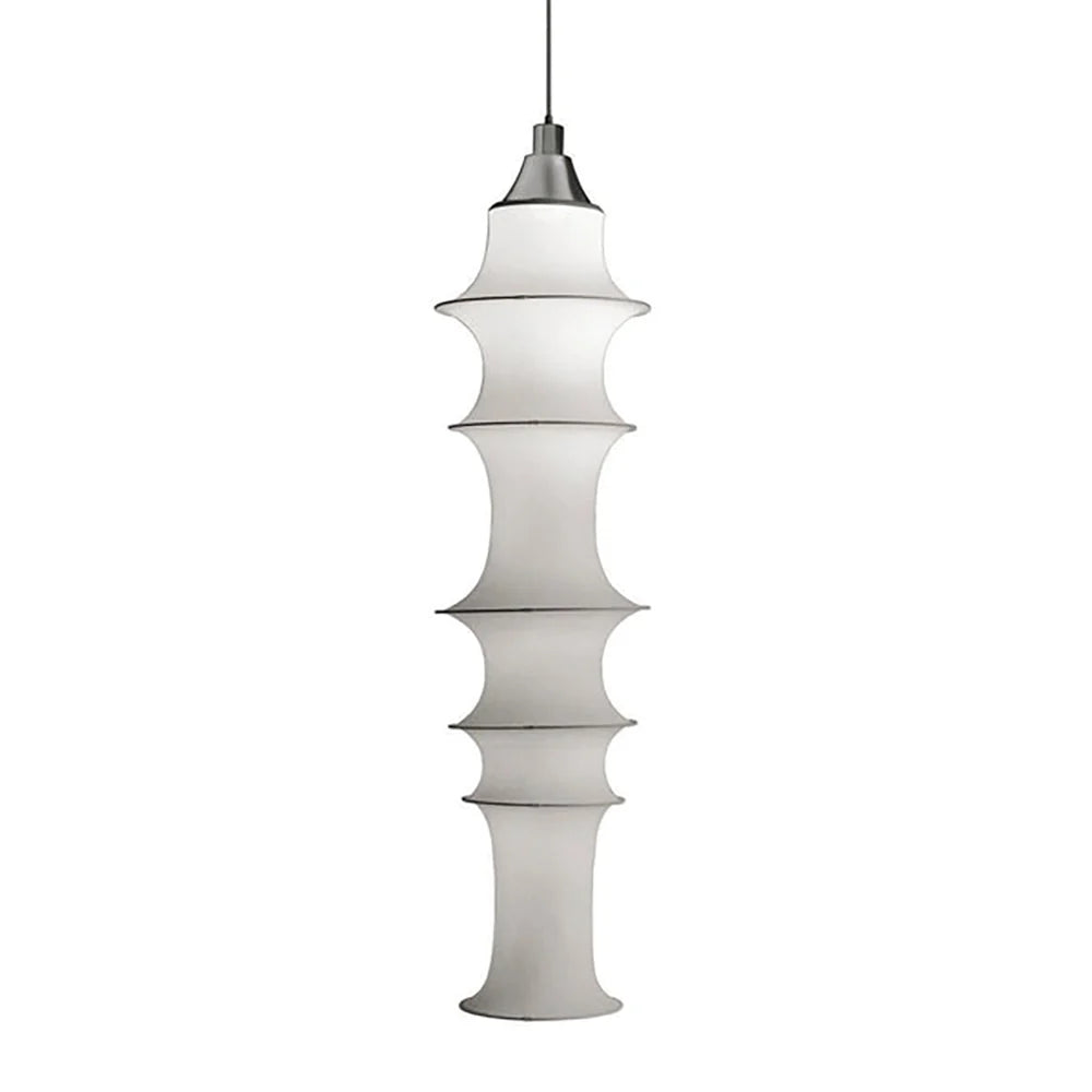 Sculptural Fabric Pendant Light