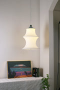 Sculptural Fabric Pendant Light