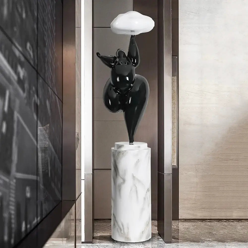 Figure Sculpture Rylight Cloud Floor Lamp