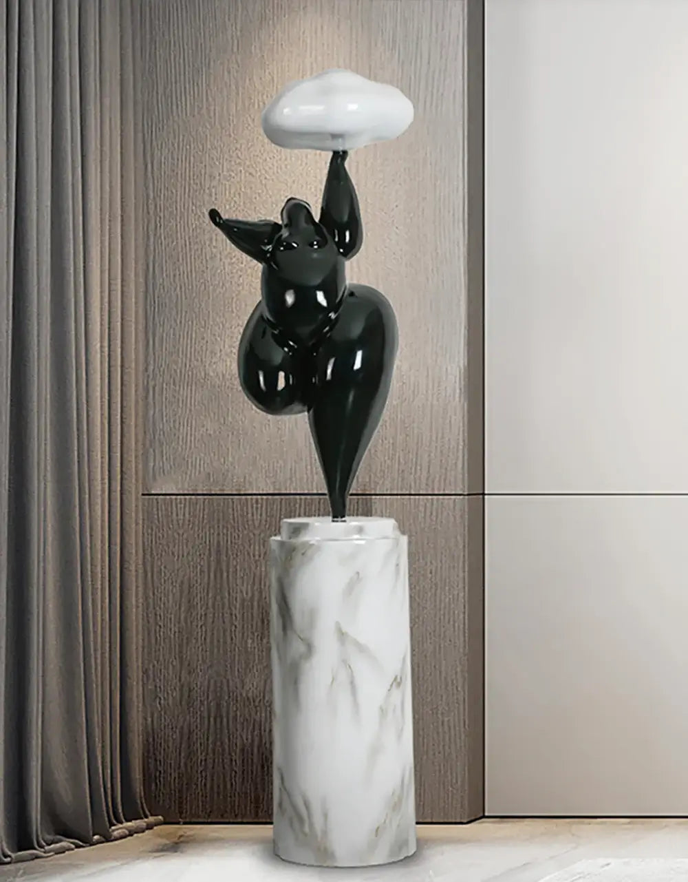 Figure Sculpture Rylight Cloud Floor Lamp