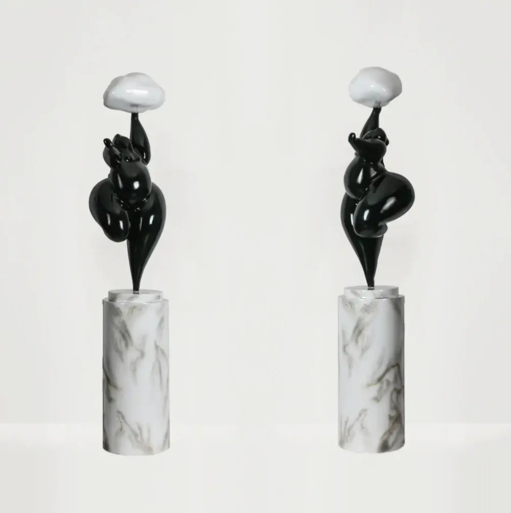 Figure Sculpture Rylight Cloud Floor Lamp