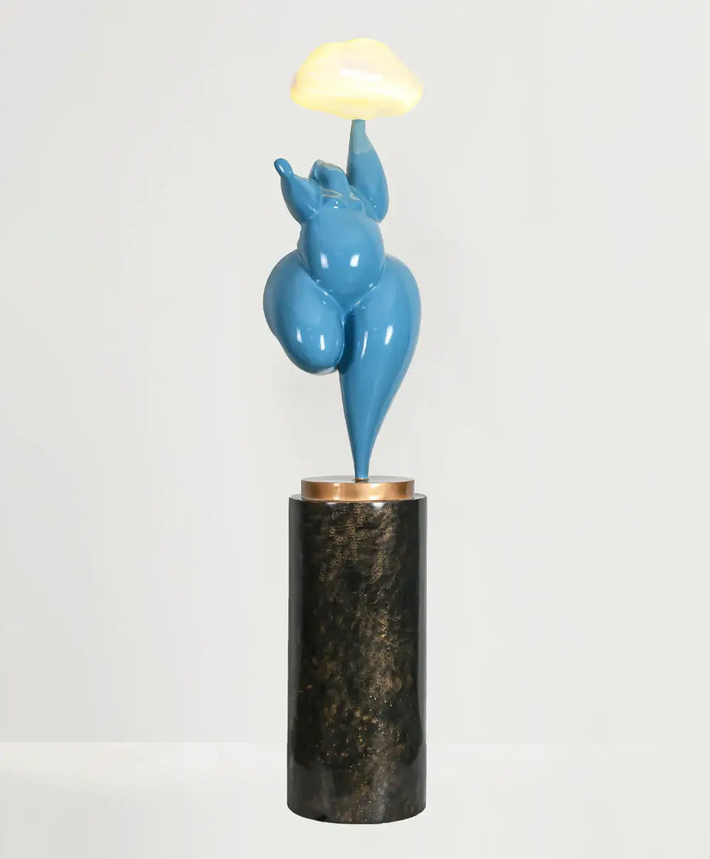 Figure Sculpture Rylight Cloud Floor Lamp