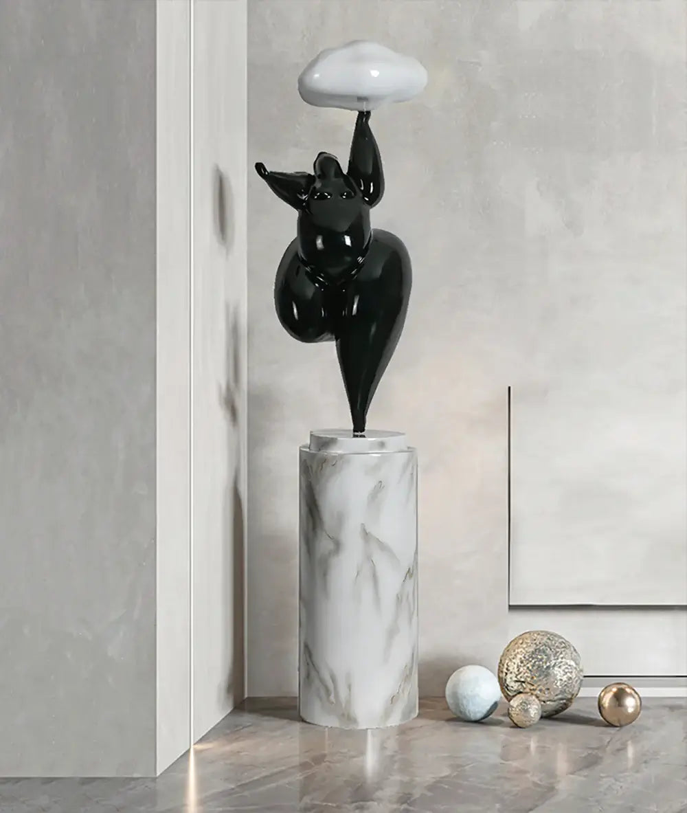 Figure Sculpture Rylight Cloud Floor Lamp