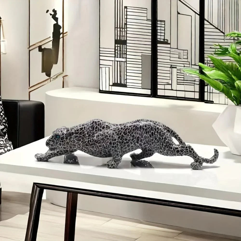 Figurine - Decorative Black White Animal