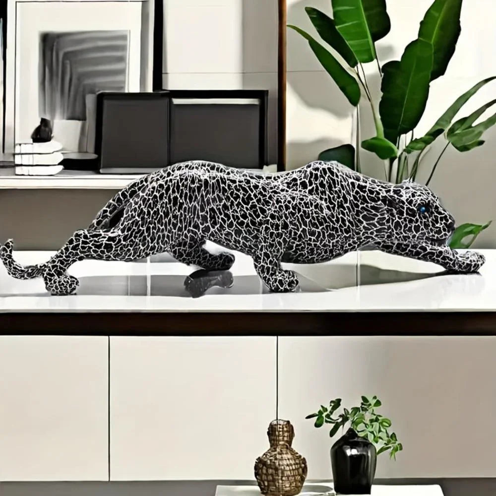 Figurine - Decorative Black White Animal