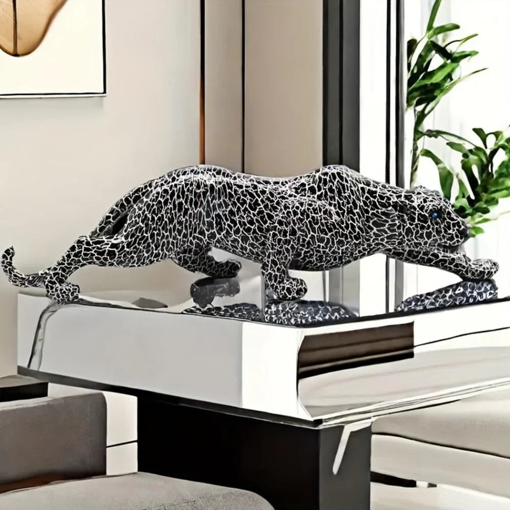 Figurine - Decorative Black White Animal