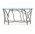 Large Half Moon Console Table