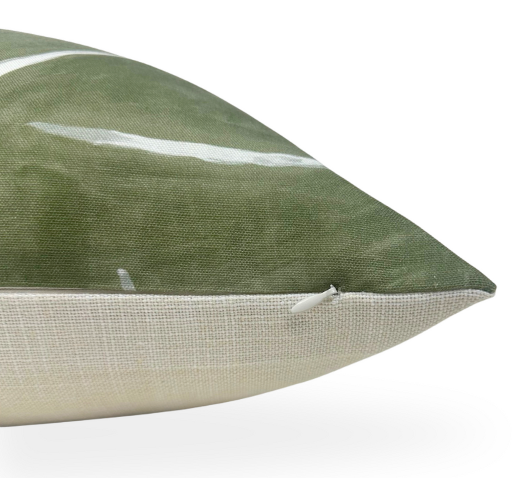Graffito Pillow Cover in Fern Green, Kelly Wearstler Textiles