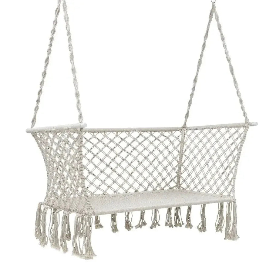 Solara Double Hammock Chair — Cream