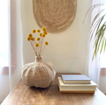 Garlic Tonga Sculptural Basket - Small