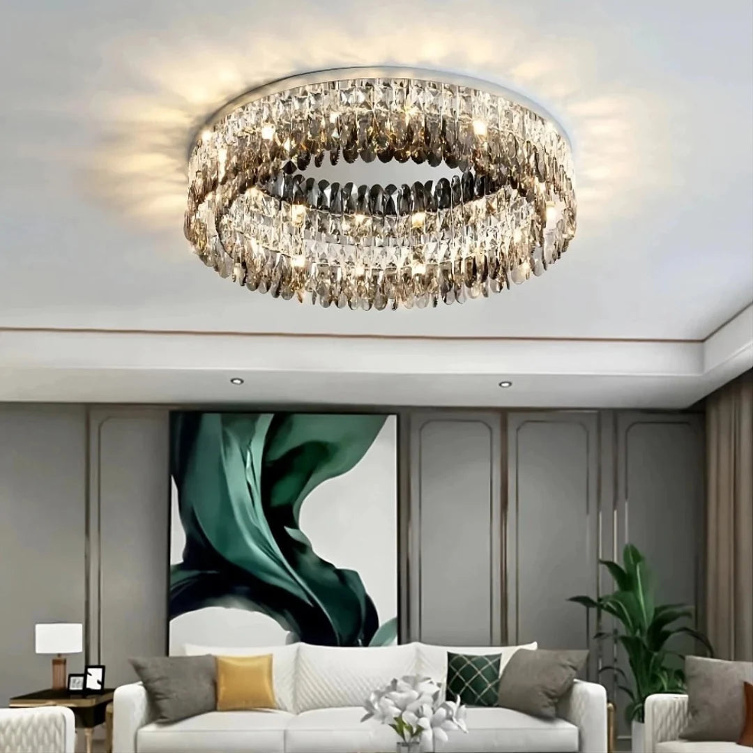 Round Giano Crystal Ceiling Ceiling light