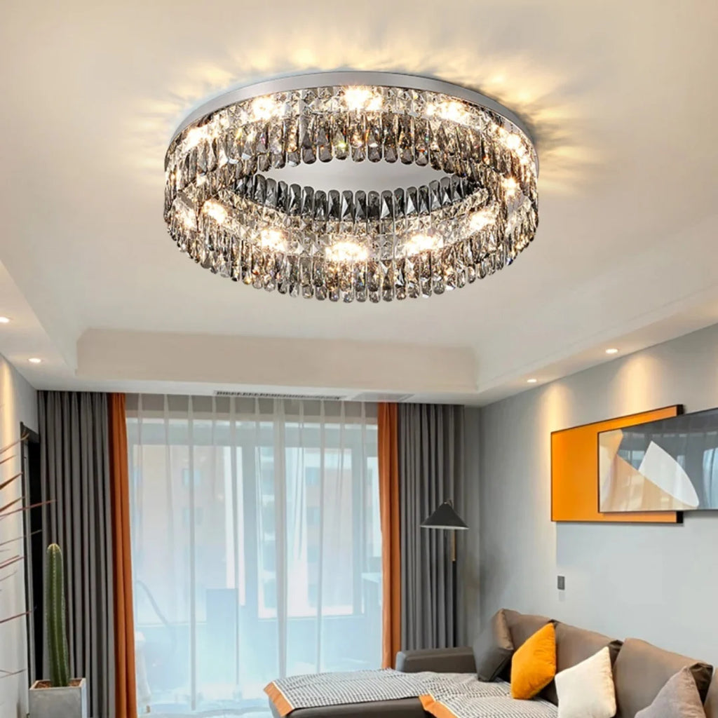 Round Giano Crystal Ceiling Ceiling light