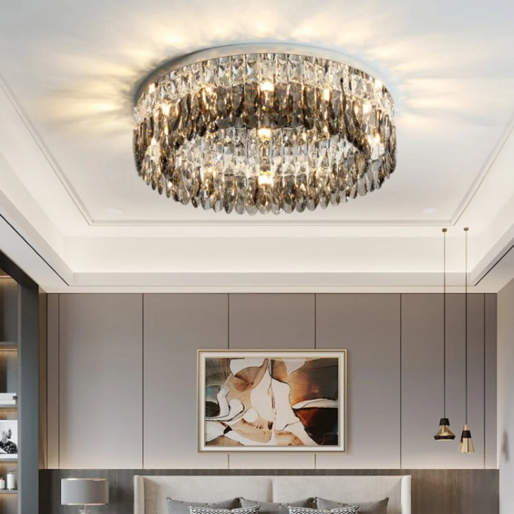 Round Giano Crystal Ceiling Ceiling light