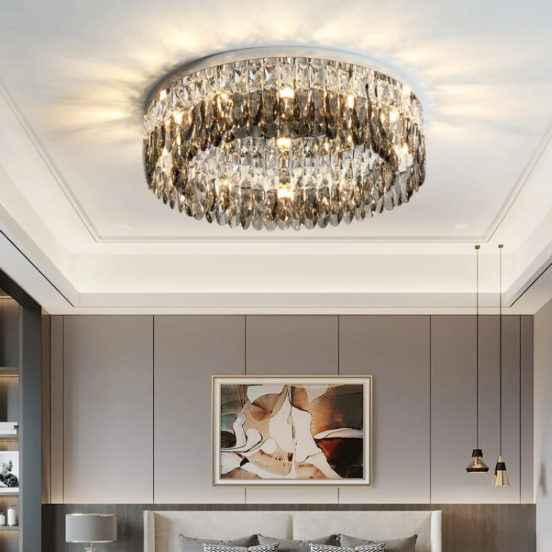 Round Giano Crystal Ceiling Ceiling light