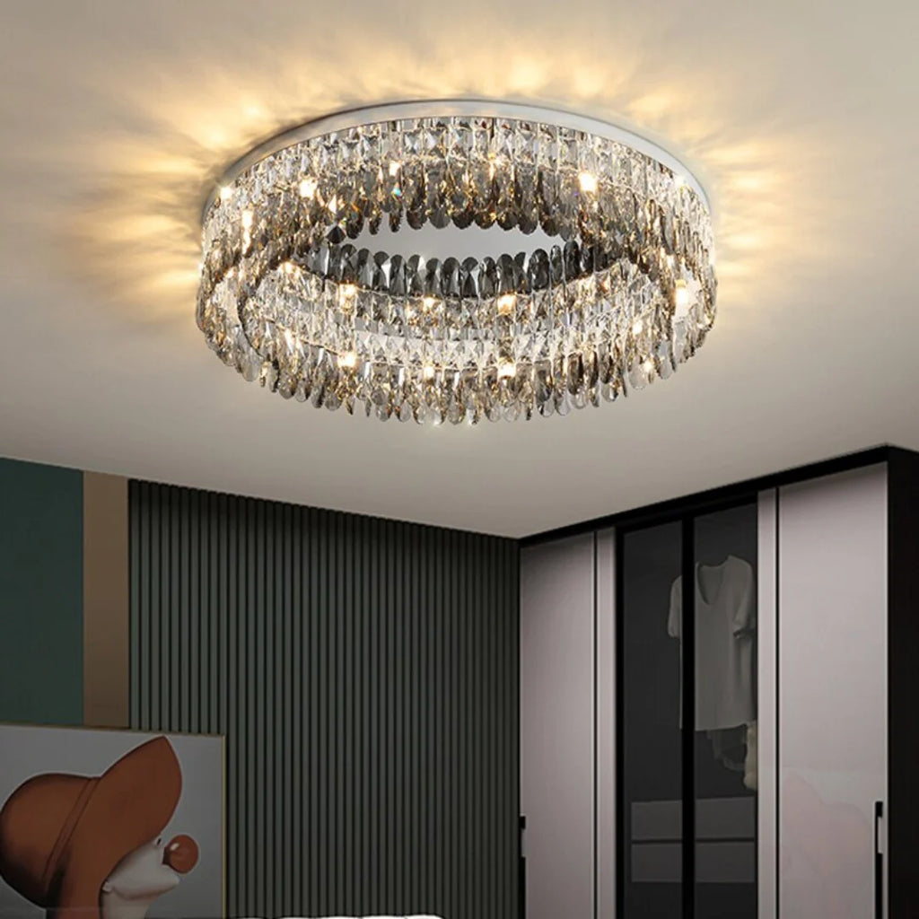 Round Giano Crystal Ceiling Ceiling light