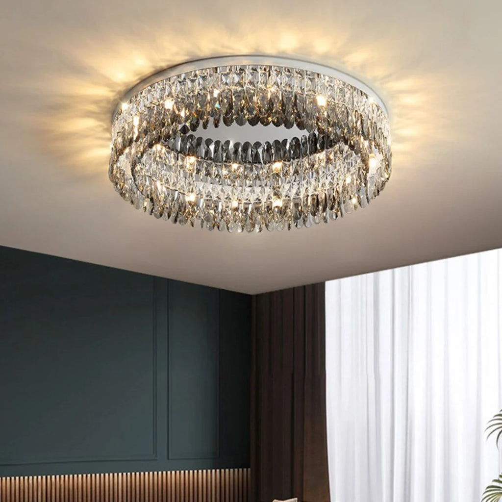 Round Giano Crystal Ceiling Ceiling light