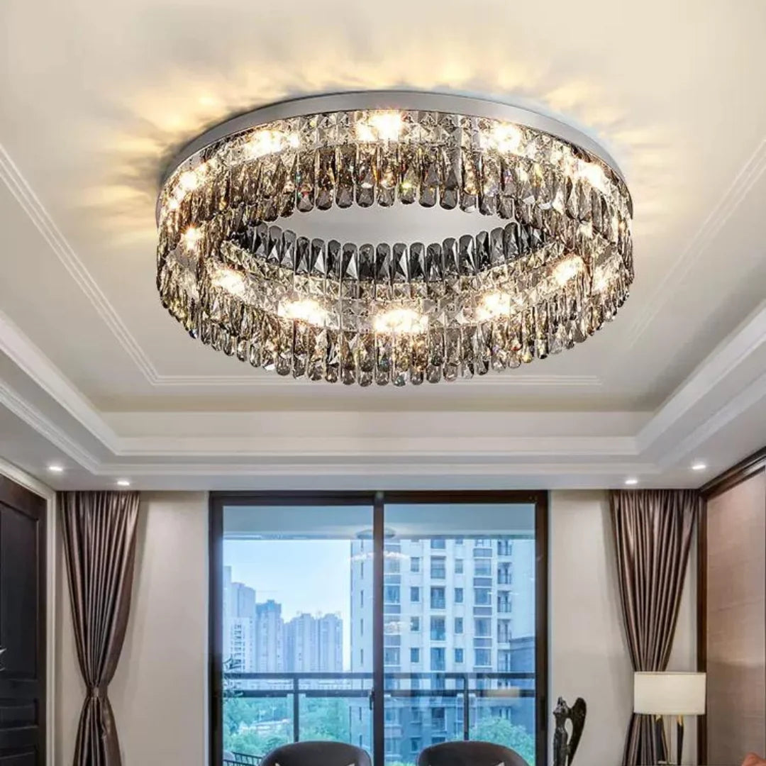 Round Giano Crystal Ceiling Ceiling light
