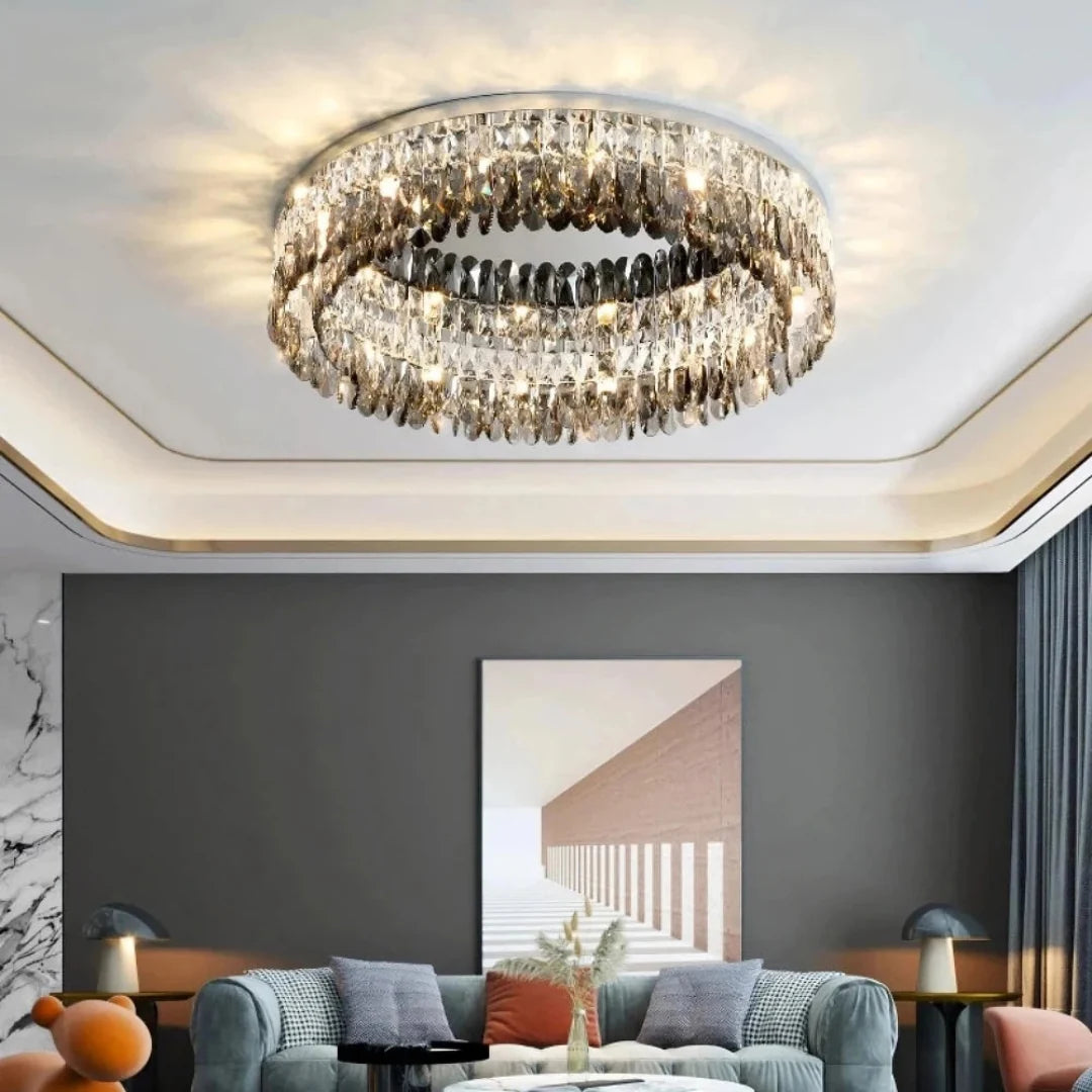 Round Giano Crystal Ceiling Ceiling light