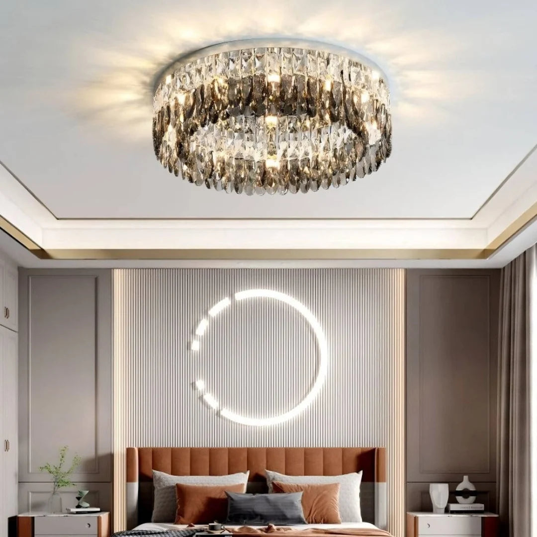Round Giano Crystal Ceiling Ceiling light