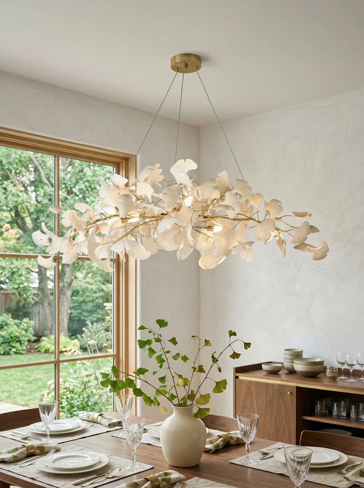 Gingko Ceramic Chandelier N