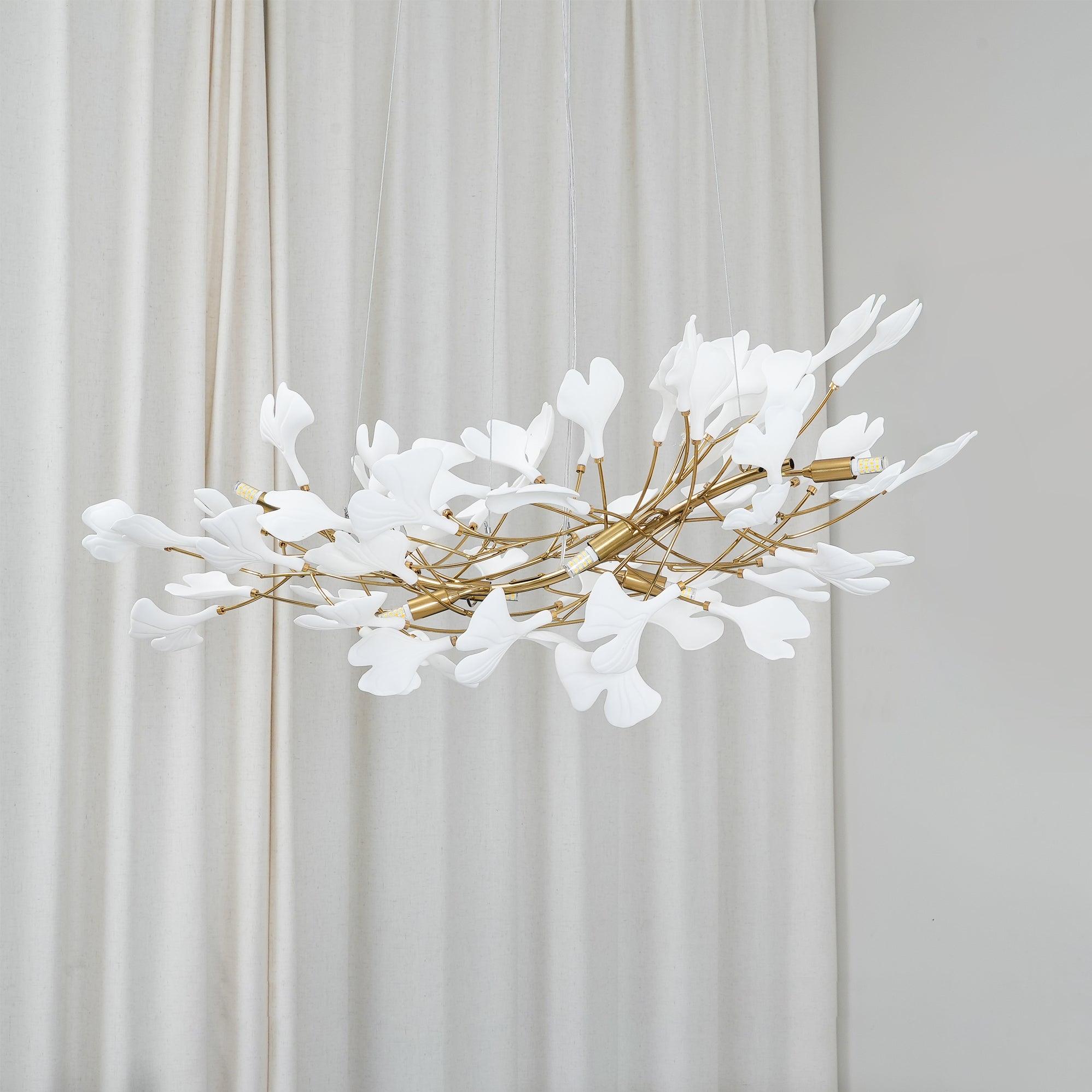 Gingko Ceramic Chandelier B
