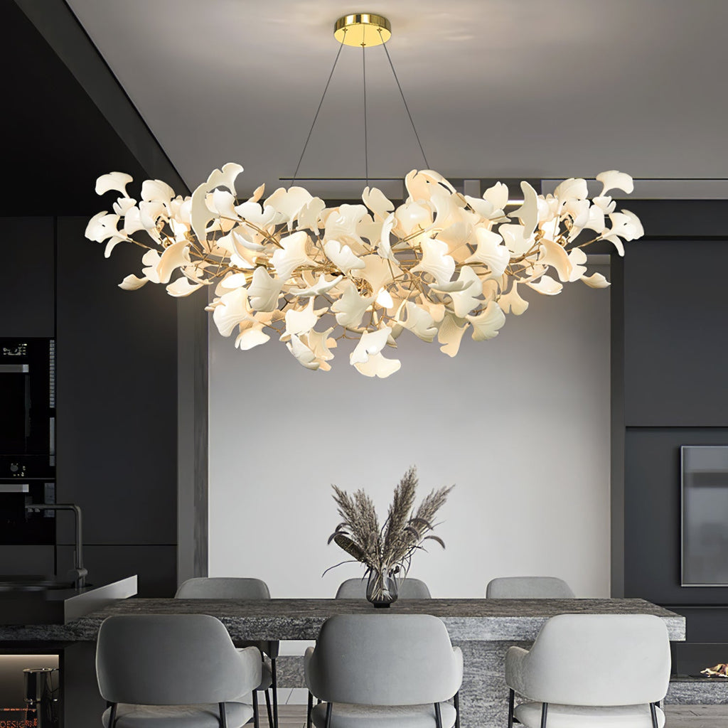 Gingko Ceramic Chandelier B