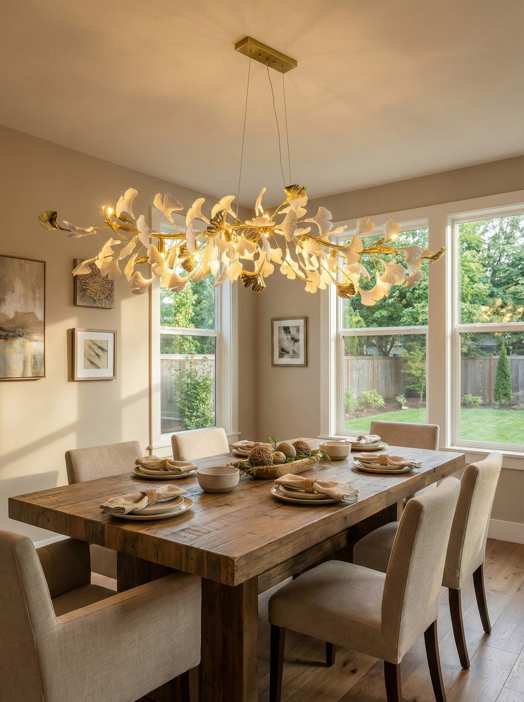 Gingko Chandelier D