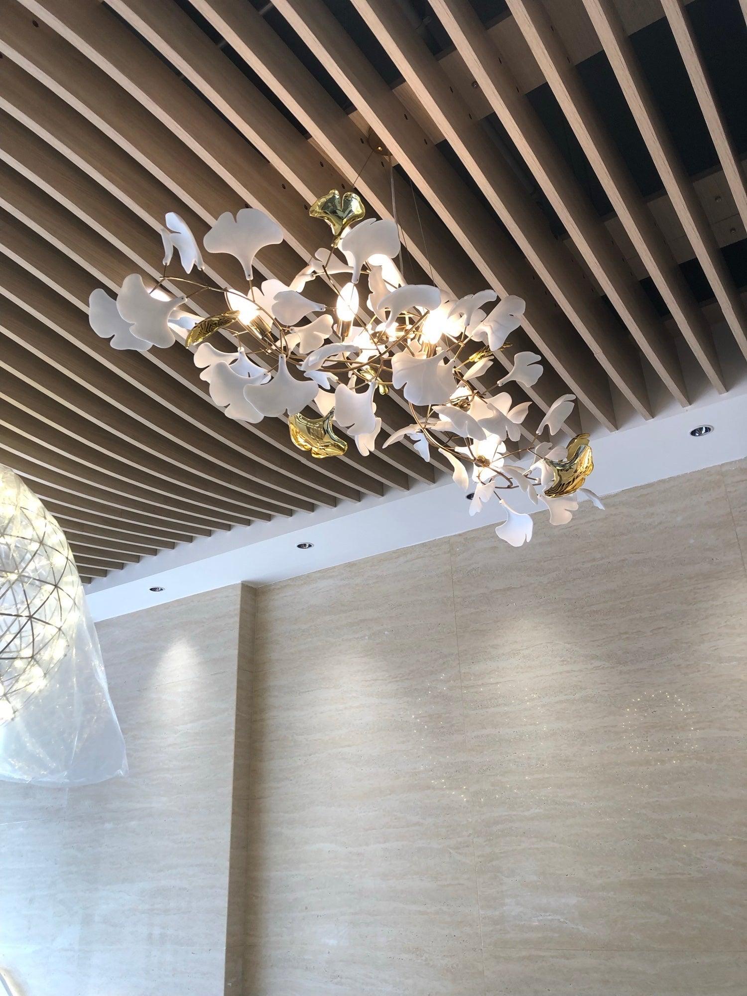 Gingko Ceramic Chandelier N