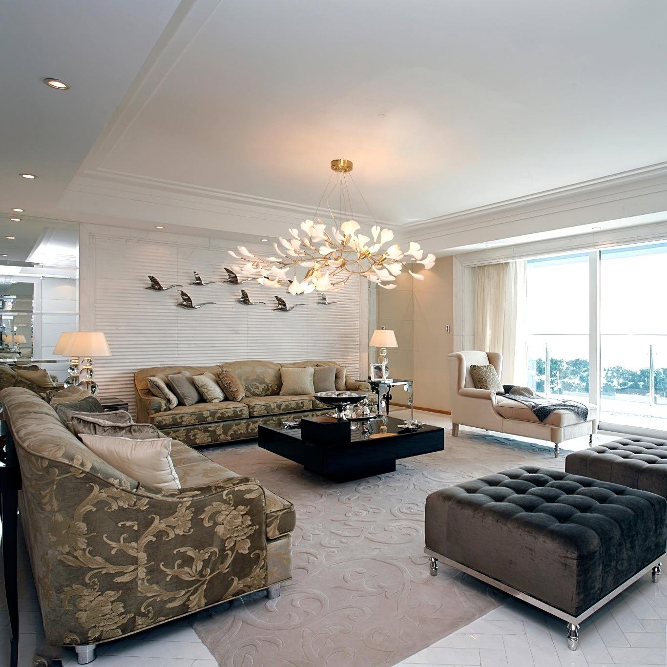 Gingko Ceramic Chandelier N