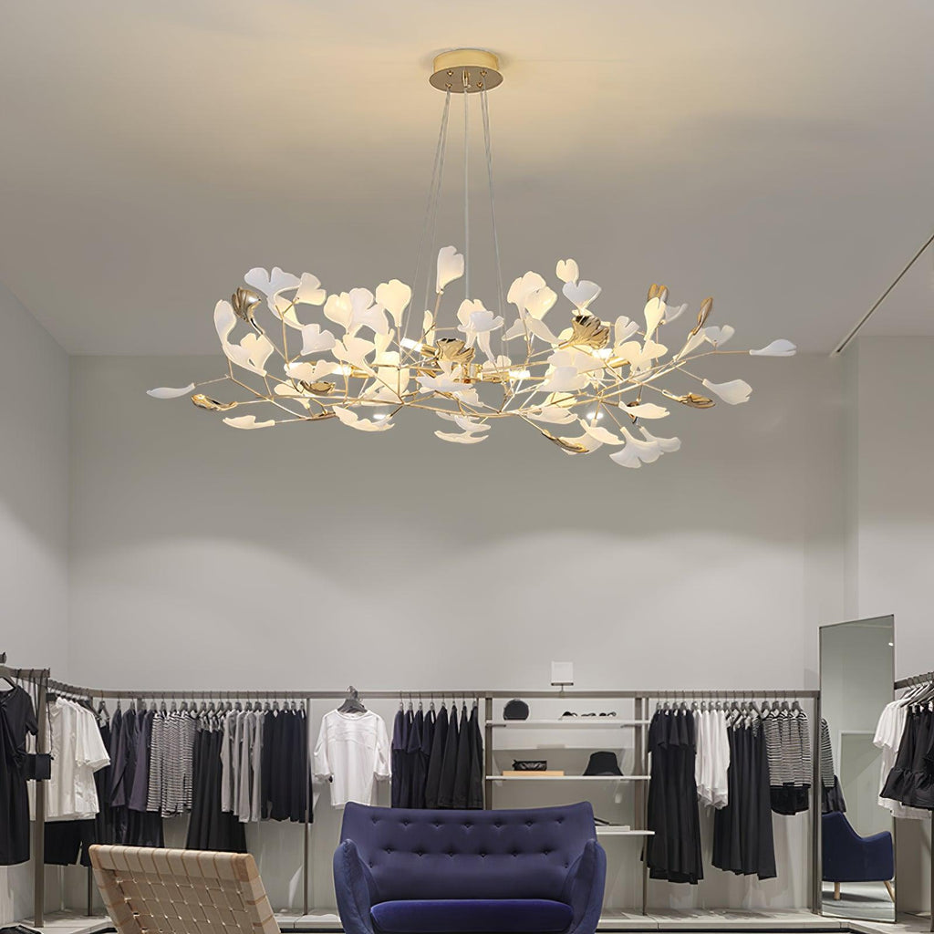 Gingko Ceramic Chandelier N