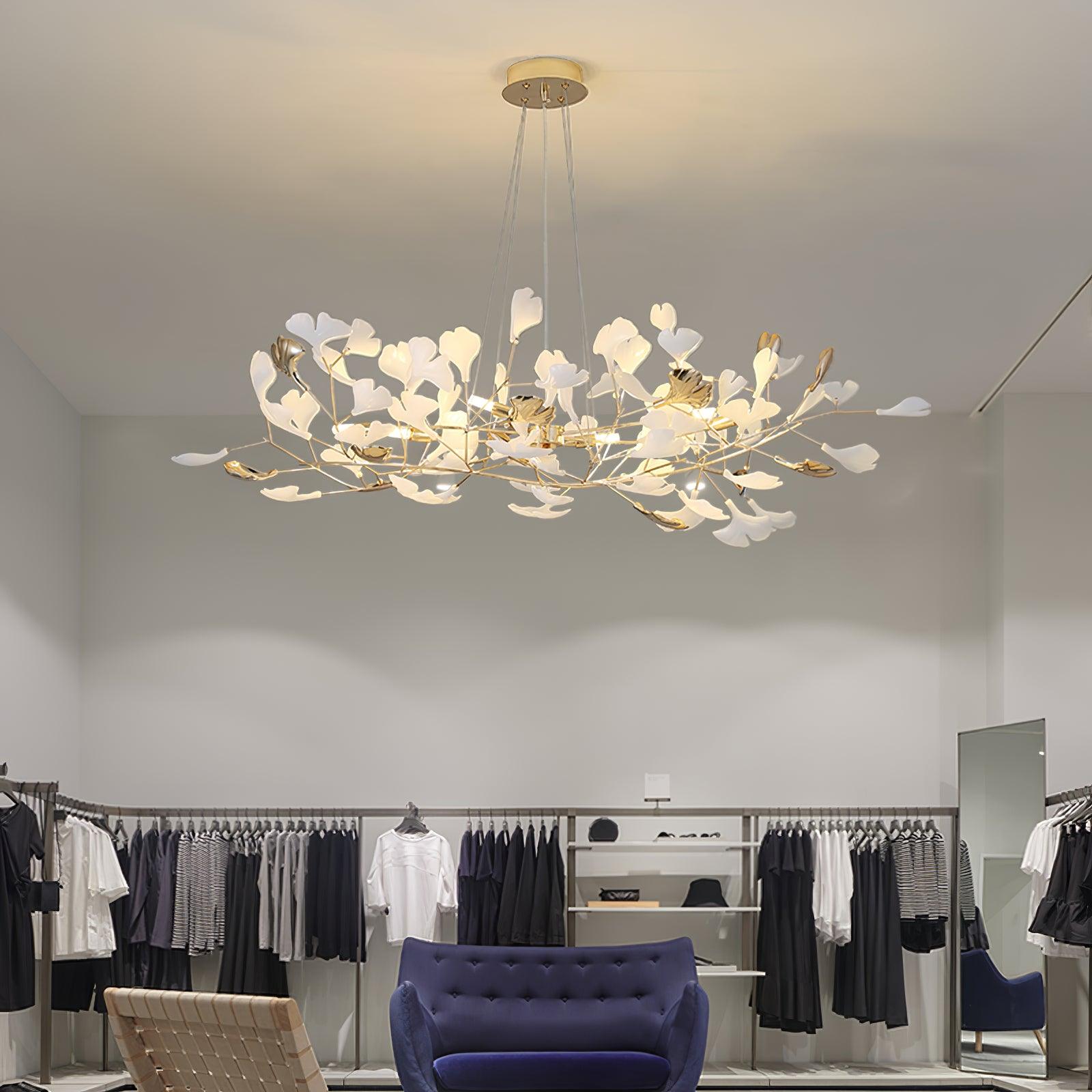 Gingko Ceramic Chandelier N