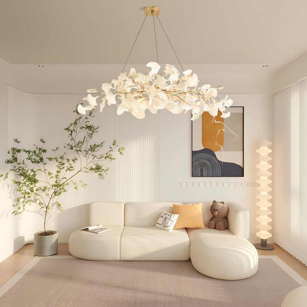 Gingko Ceramic Chandelier N