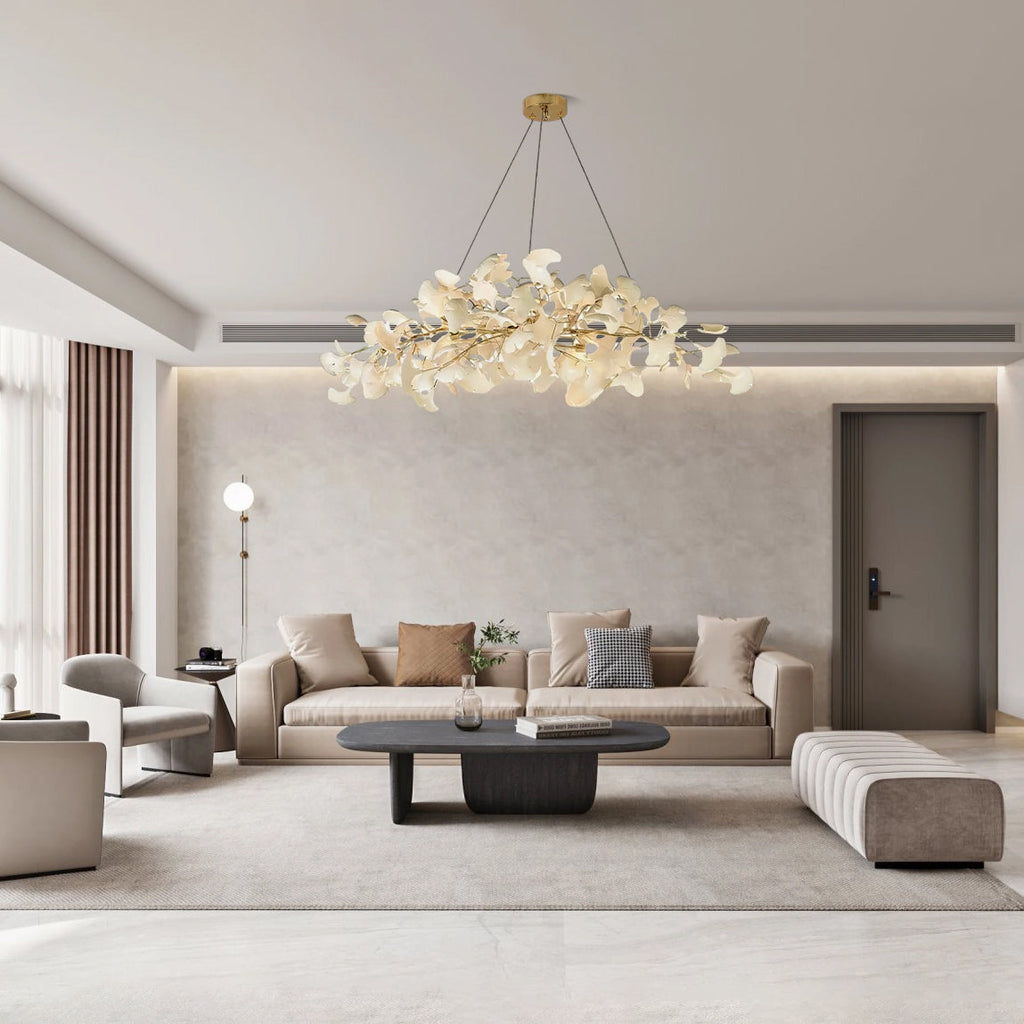 Gingko Ceramic Chandelier N