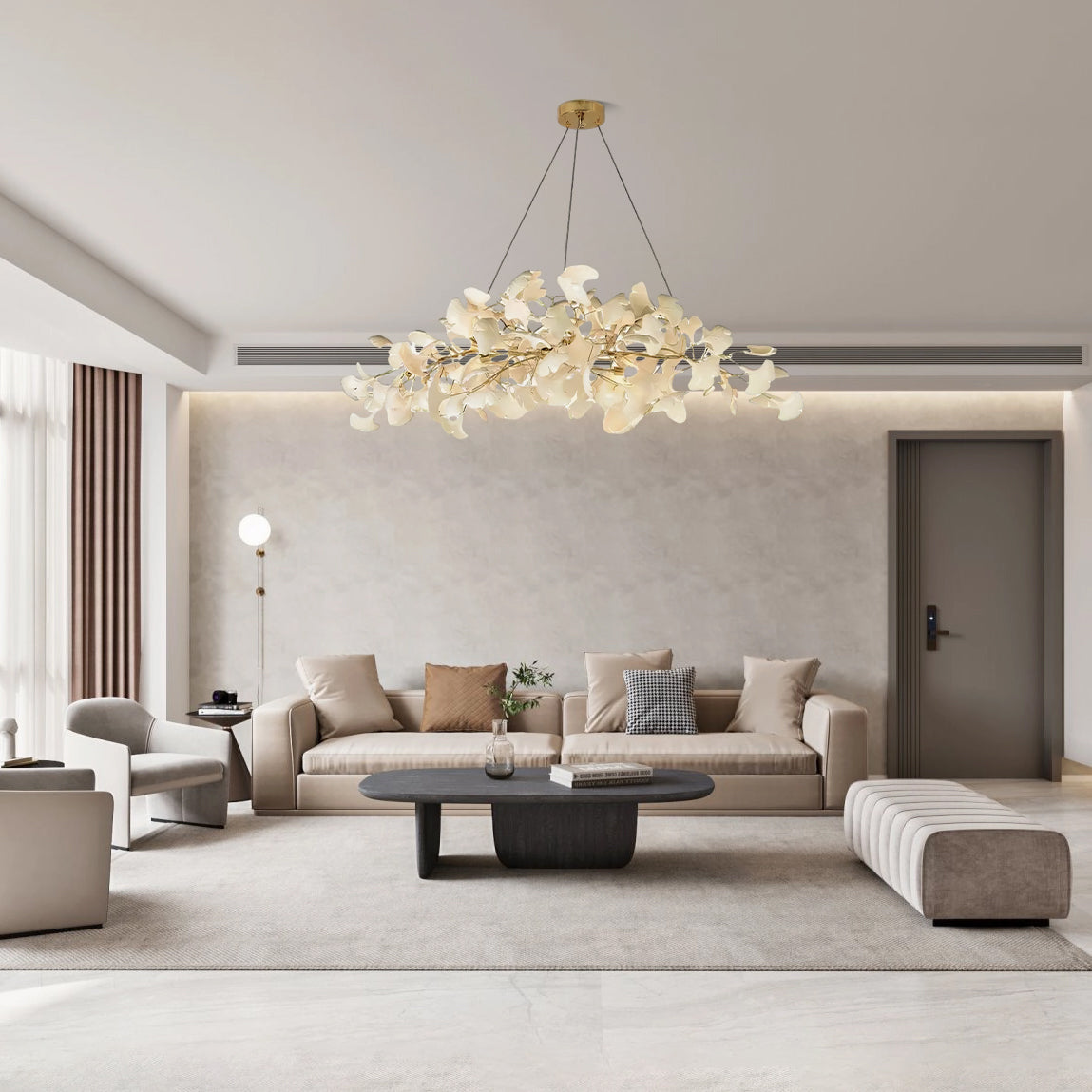 Gingko Ceramic Chandelier N