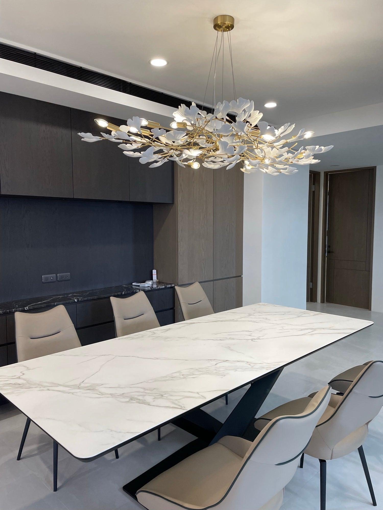 Gingko Ceramic Chandelier B