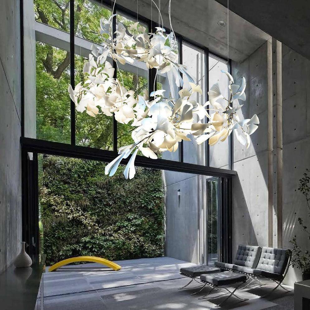 Gingko Ceramic Chandelier E