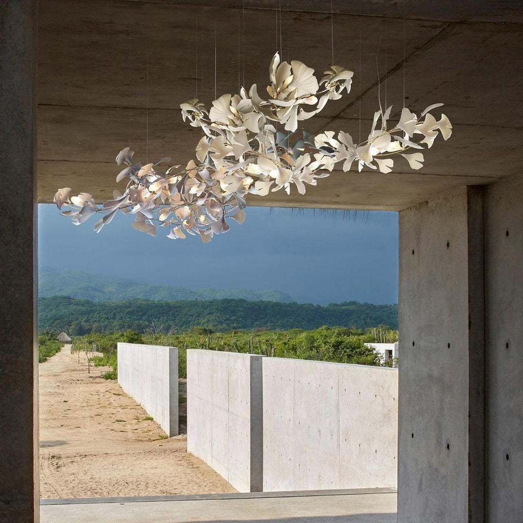 Gingko Ceramic Chandelier E