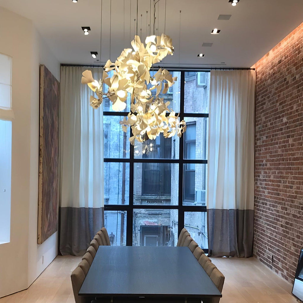 Gingko Ceramic Chandelier E