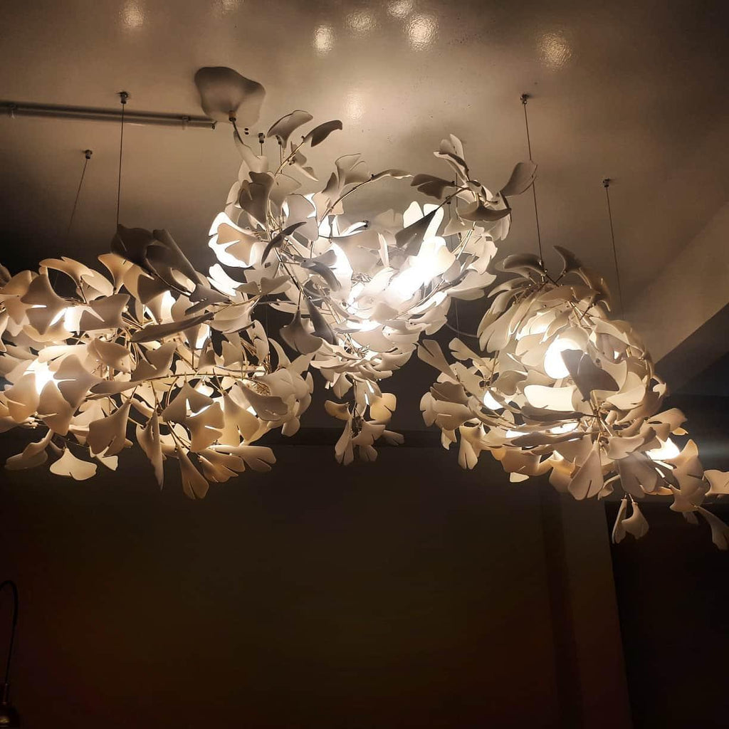 Gingko Ceramic Chandelier E