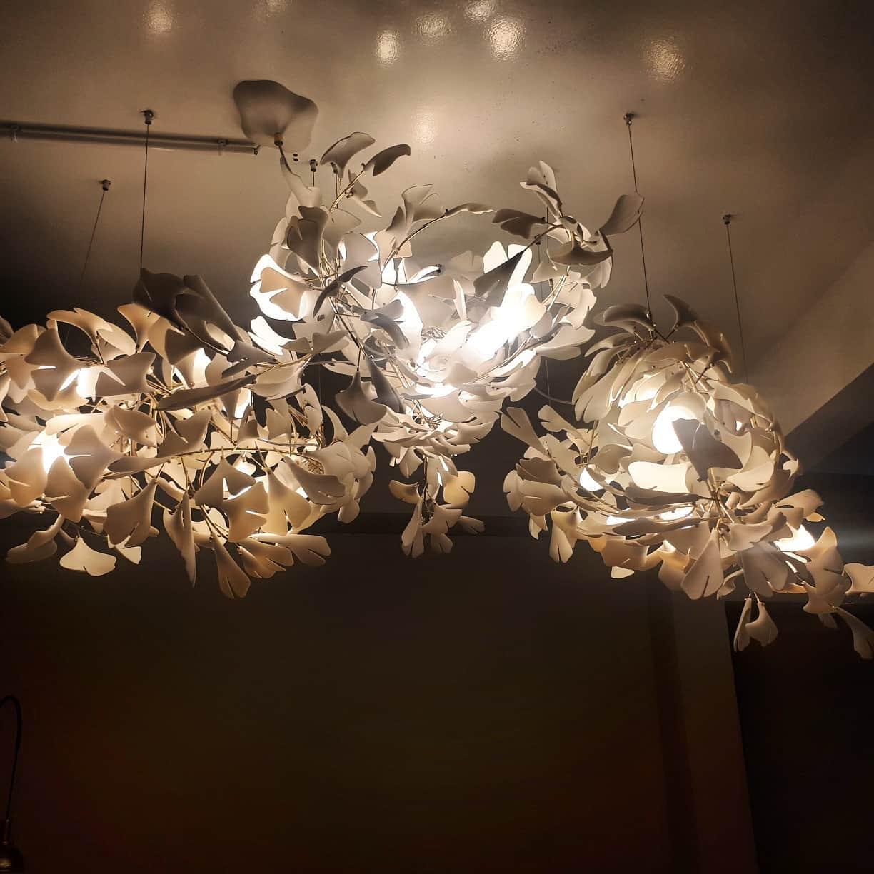 Gingko Ceramic Chandelier E