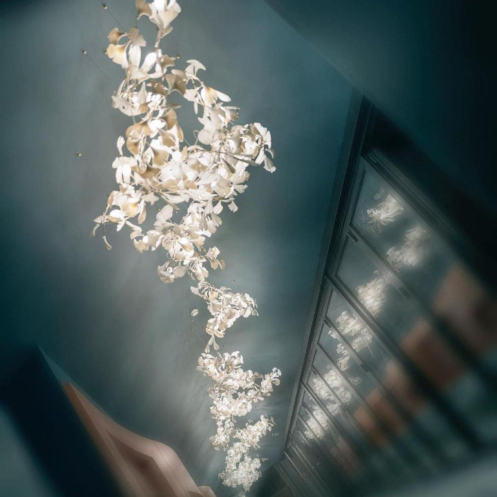 Gingko Ceramic Chandelier E