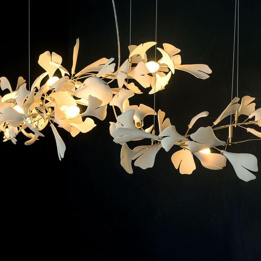 Gingko Ceramic Chandelier E