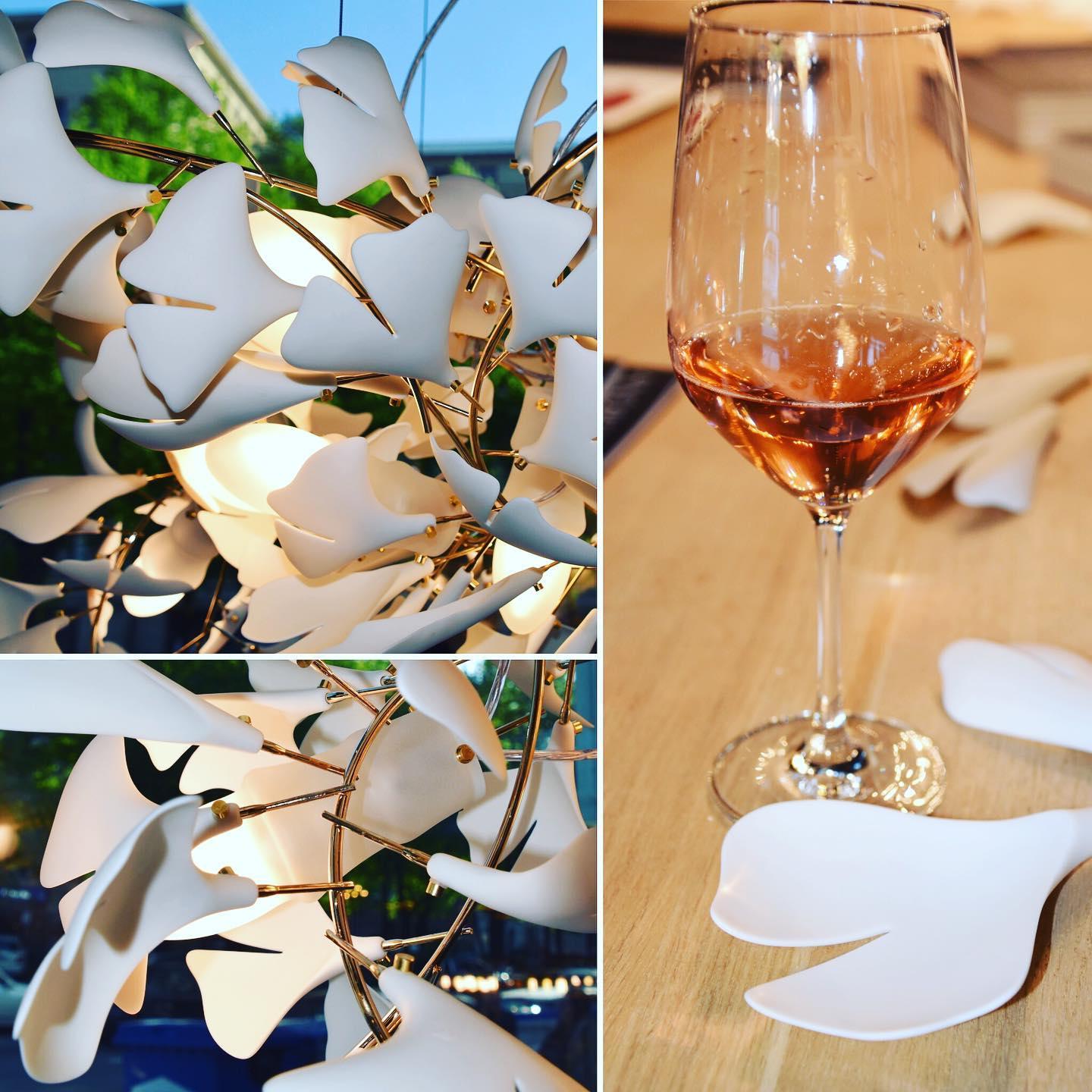 Gingko Ceramic Chandelier E