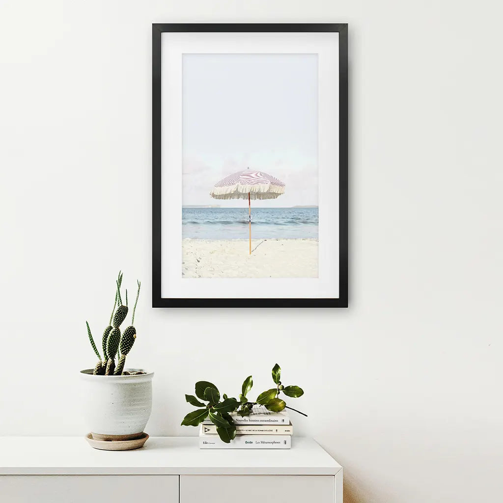 Pink & Blue Coastal Nursery Wall Art