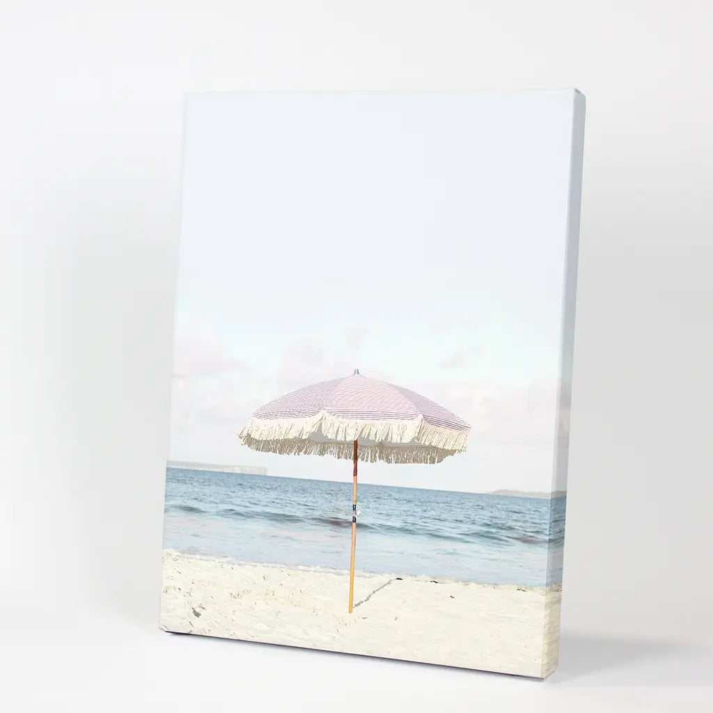 Pink & Blue Coastal Nursery Wall Art