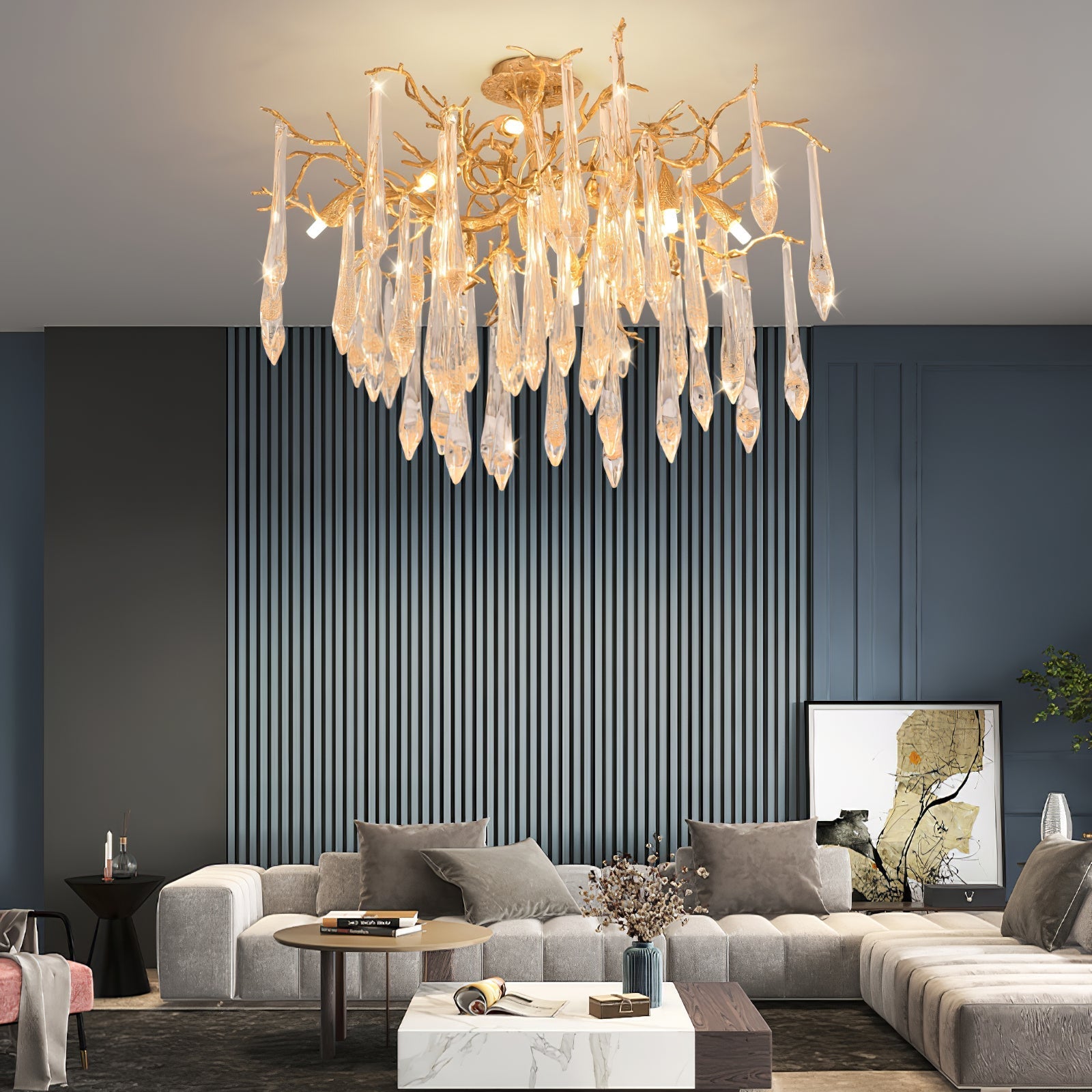 Glamour Glaze Chandelier